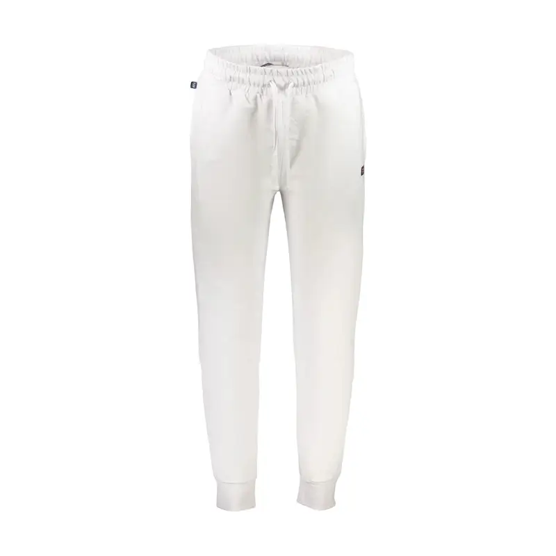 Norway 1963 Pantaloni Tuta Lungo Uomo Bianco Logo
