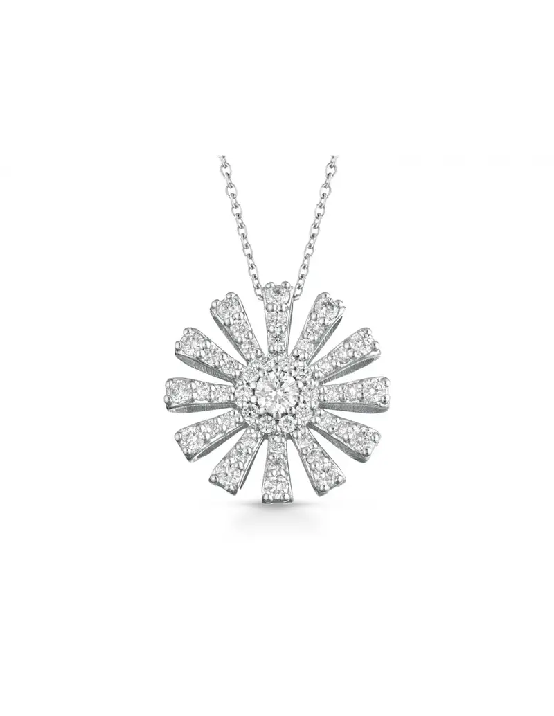NOTINI-ORO Girocollo in oro bianco 18Kt con diamanti naturali F-CIOMAY/2