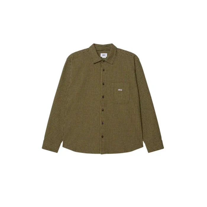 Obey Camicia Jimmy Woven Vert