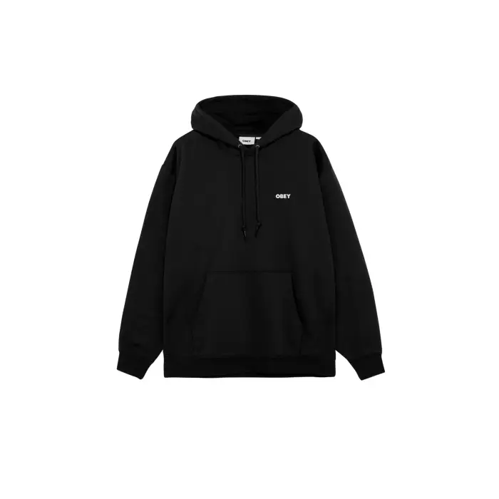 Obey Felpa con cappuccio Quarter Icon Noir