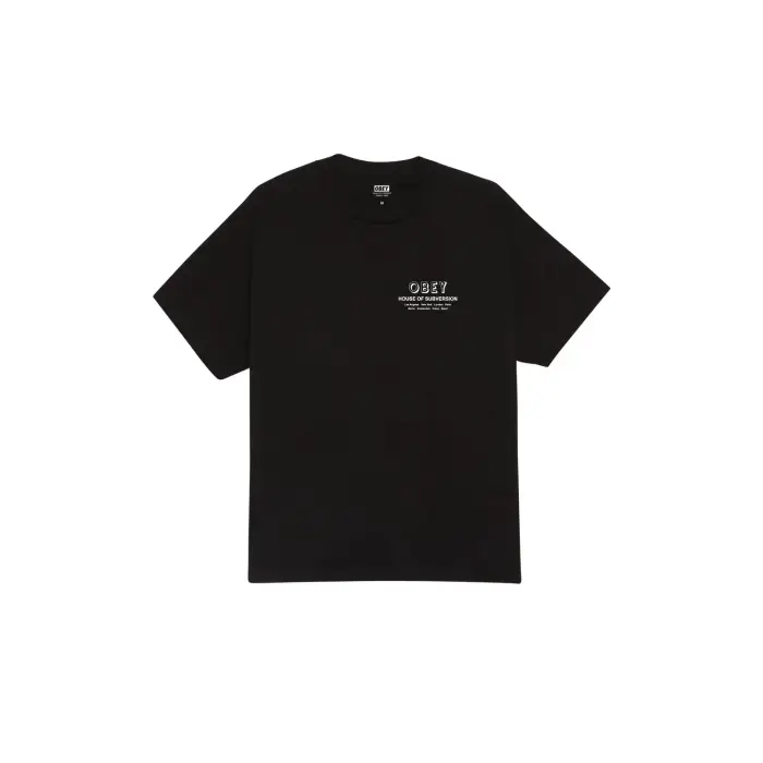Obey T-shirt House Of Subversion Noir