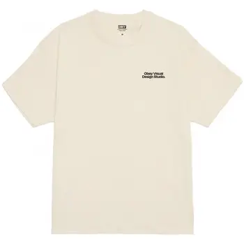 Obey T-shirt Beige 4878947
