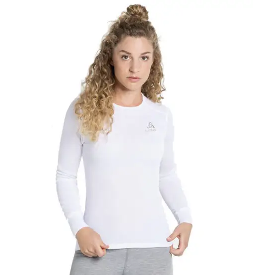 ODLO Active Warm Eco Baselayer - maglietta tecnica - donna White