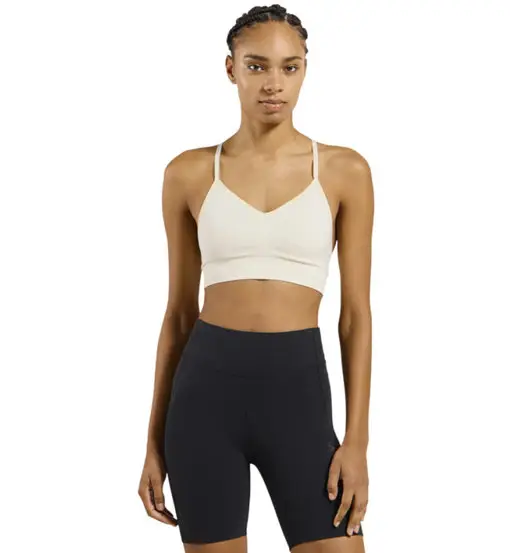 ODLO Seamless Low Padded W - reggiseno sportivo basso sostegno - donna White