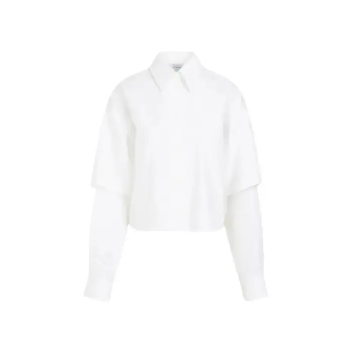Off White Camicia da donna a maniche lunghe Blanc