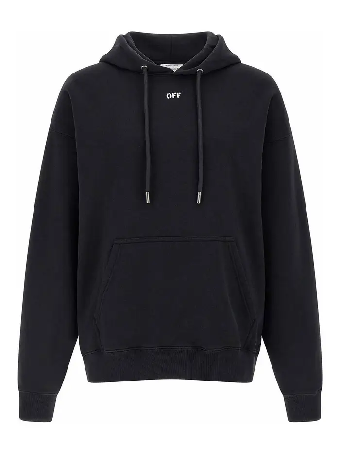 Off-White Felpa con cappuccio da skate Nero