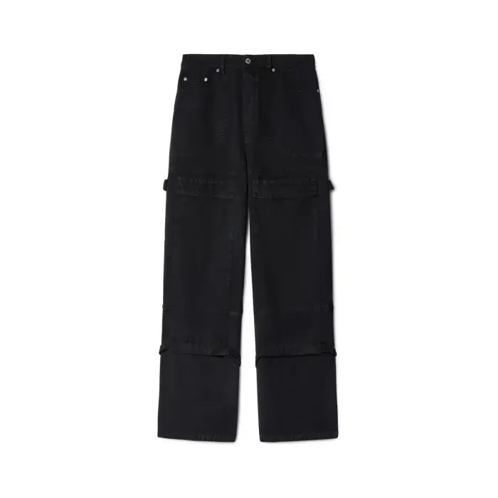 Off White Pantaloni cargo Carpenter Noir