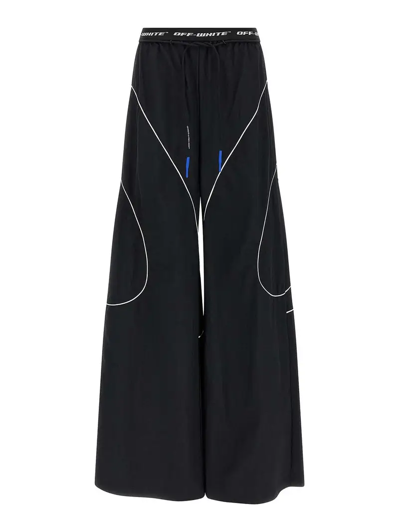 Off-White Pantaloni da jogging con logo Nero