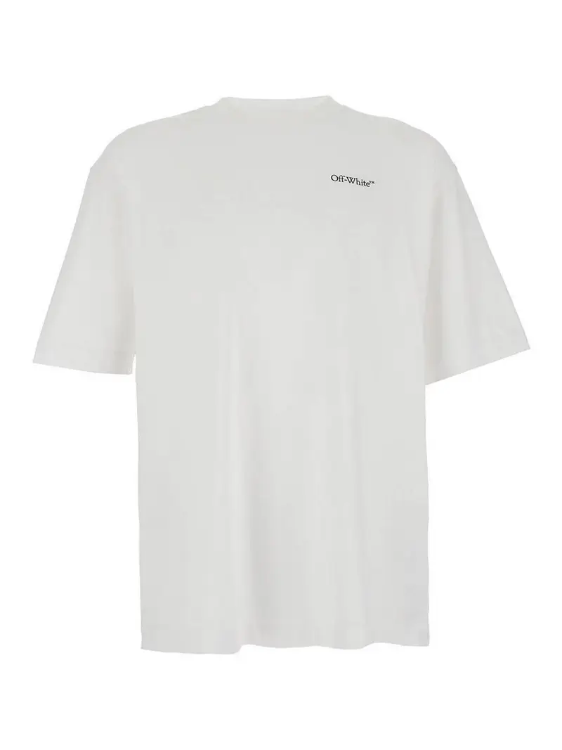 Off-White T-shirt da skate Half Arrows M/C Bianco
