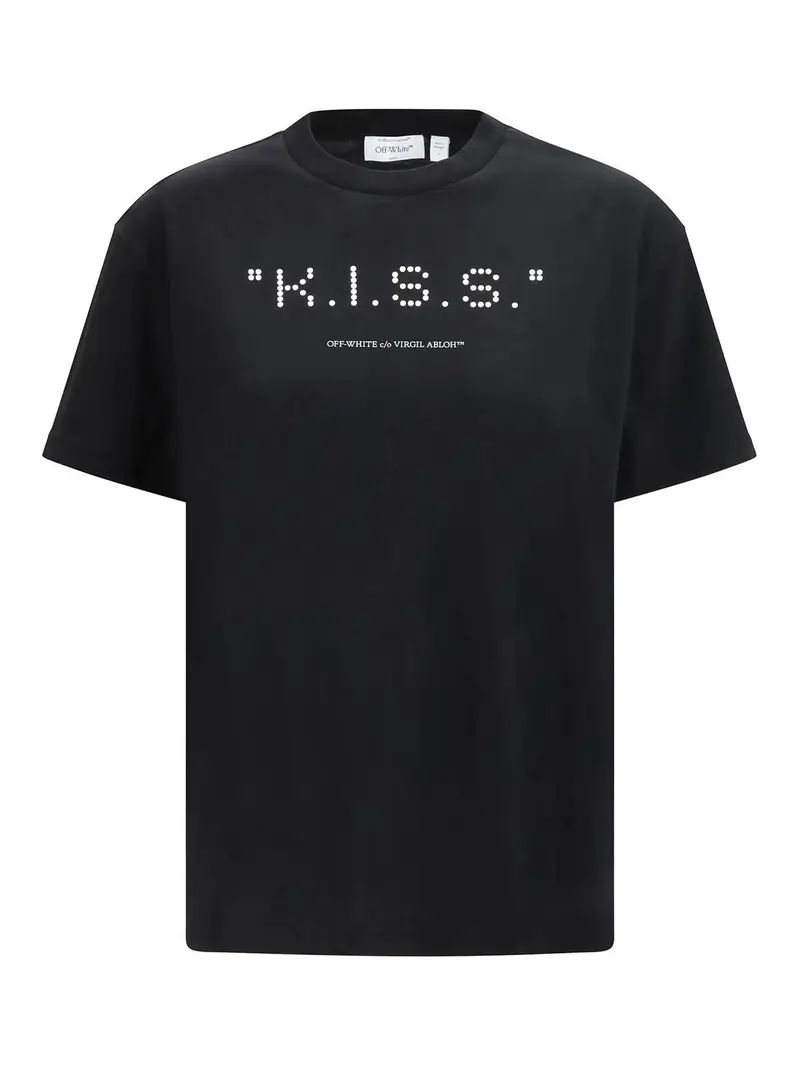 Off-White T-shirt Nero 4798315