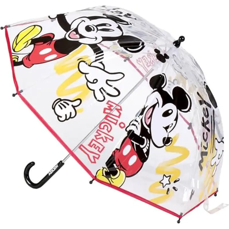 CERDÁ LIFE'S LITTLE MOMENTS Ombrello Disney per bambini con Frozen, Topolino, Minnie e Stitch – ombrello per bambini resistente al vento e