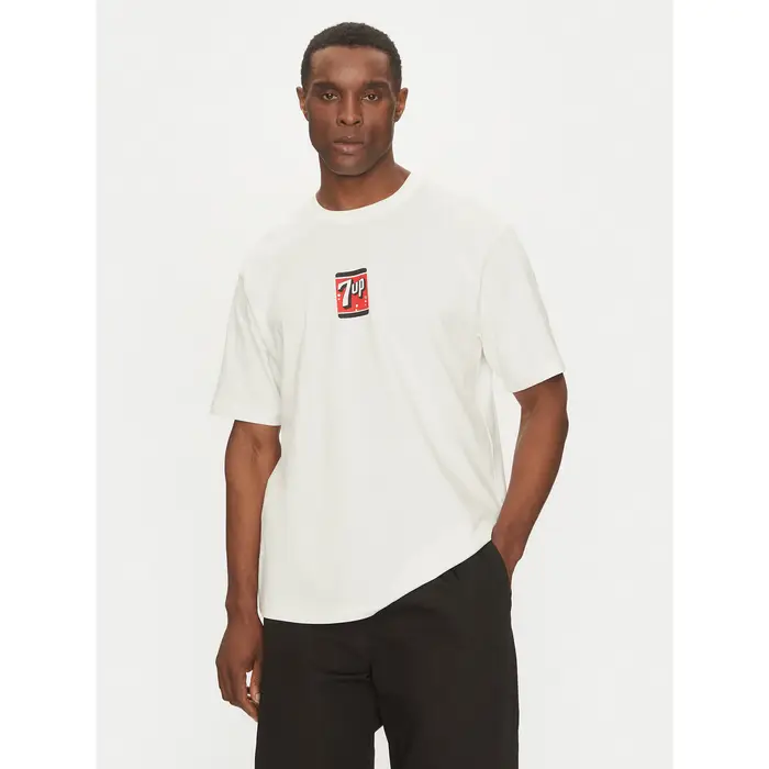 Only & Sons T-shirt 7Up 22033847 Bianco Relaxed Fit