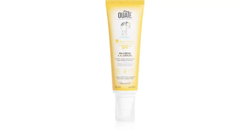 Ouate My 1, 2, 3 crema protettiva abbronzante per viso e corpo SPF 50+ 125 ml