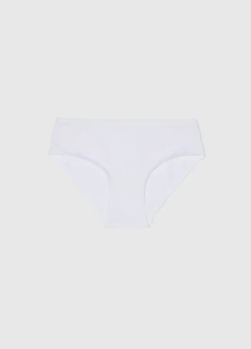 OVS HOUSEBRAND OVS, Mutandine Bianche Da Bambina In Cotone Elasticizzato Regular Fit, Unisex, Bianco