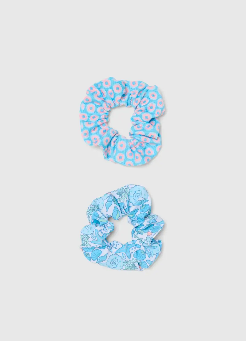 OVS KIDS Bipack Elastici Per Capelli Multicolor Da Bambina Con Design Floreale, Multicolor