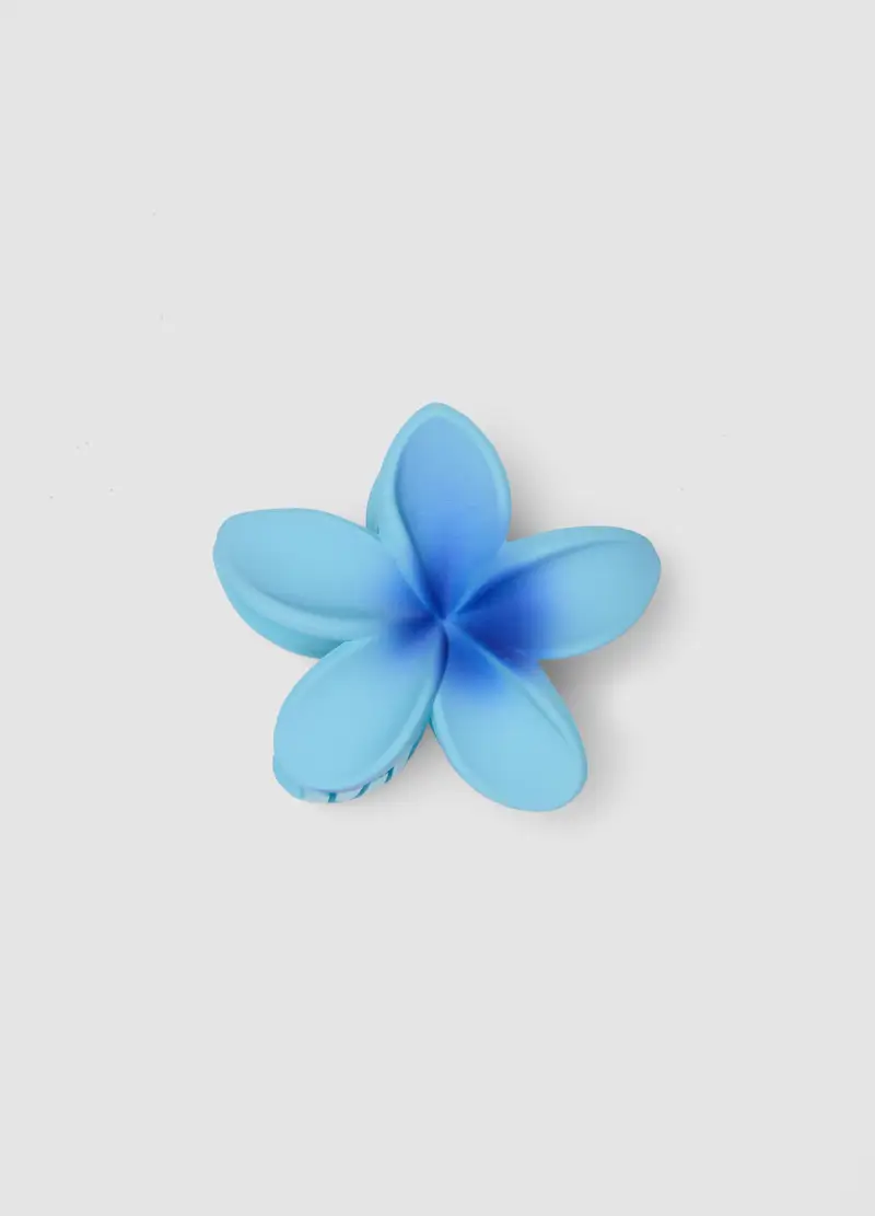 OVS KIDS Molletta Per Capelli Azzurra Da Bambina A Forma Di Fiore, Azzurro