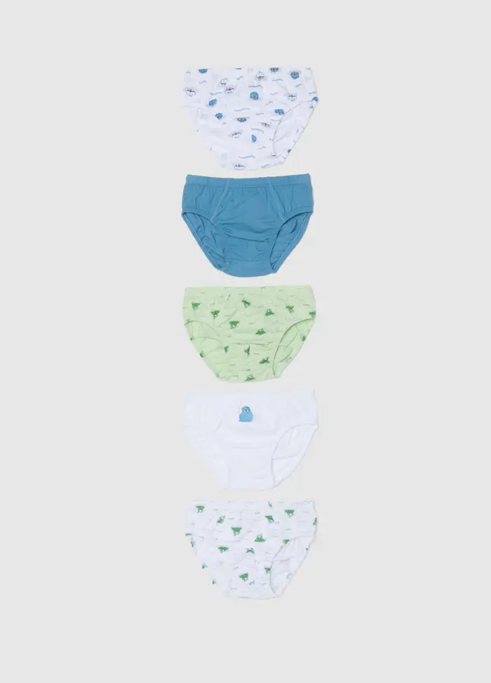 OVS KIDS Multipack Slip In Puro Cotone Multicolor Da Bambino Regular Fit, Multicolor