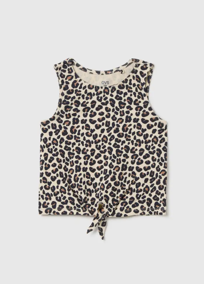 OVS Top Da Bambina In Cotone Multicolor Regular Fit, Multicolor