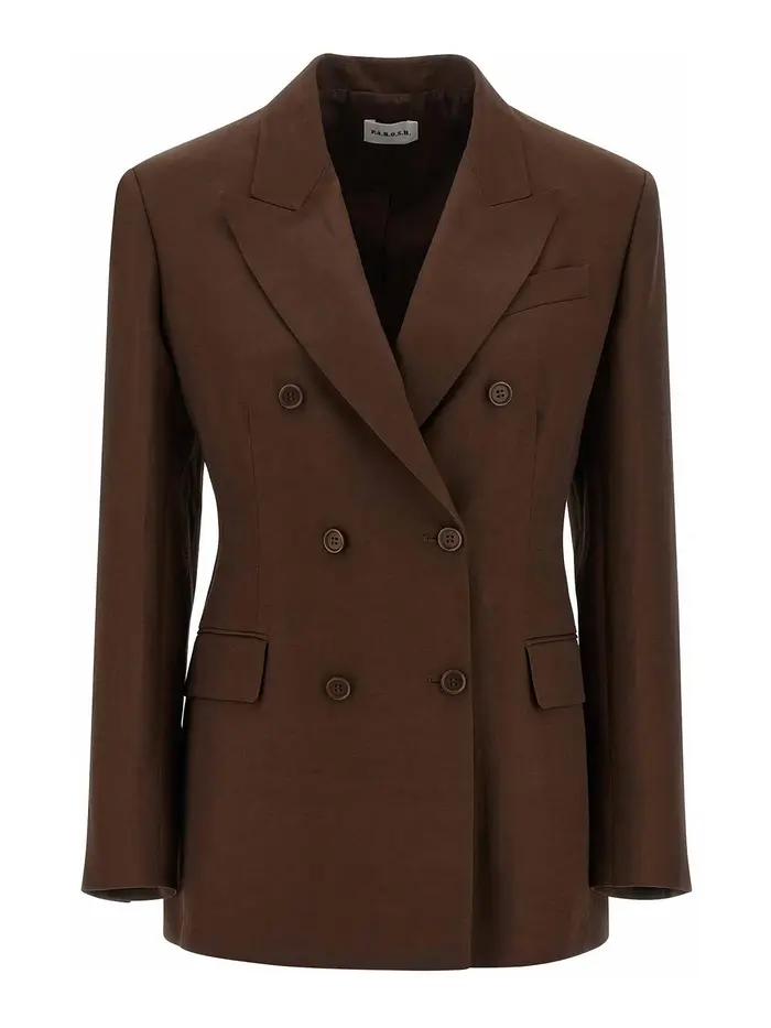 P A R O S H Giacca Raisa Marrone