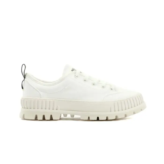 Scarpe da ginnastica in tela Palladium Pallashock Lo Organic 2 Blanc