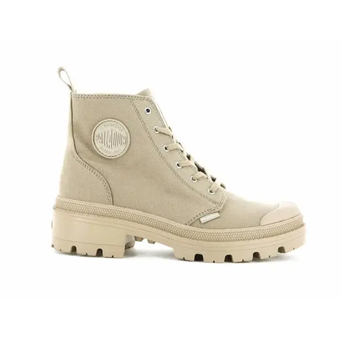 Scarponcini da donna Palladium Pallabase Twill Beige
