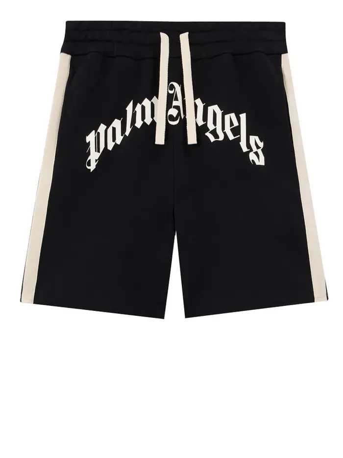 bermuda casual palm angels da uomo - nero