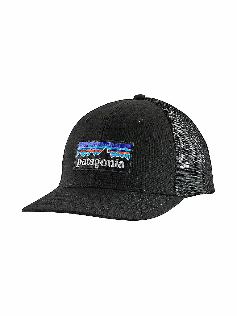 Patagonia Cappellino da uomo P-6 Logo Trucker nero