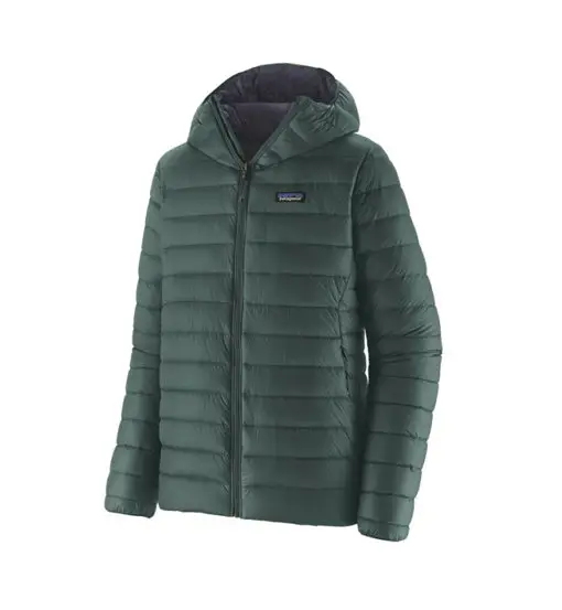 Patagonia Down Sweater Hoody M - giacca piumino - uomo Green