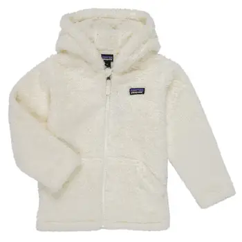 Patagonia Felpa bambina FURRY FRIENDS HOODY Bianco