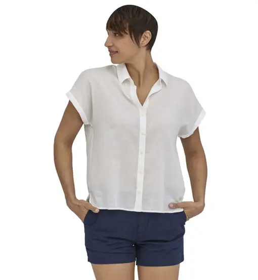 Patagonia Lightweight A/C™ W - camicia maniche corte - donna White