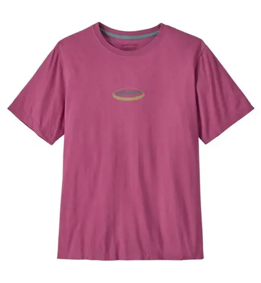 Patagonia Ms 95 Oval Logo - T-Shirt - uomo Dark Pink
