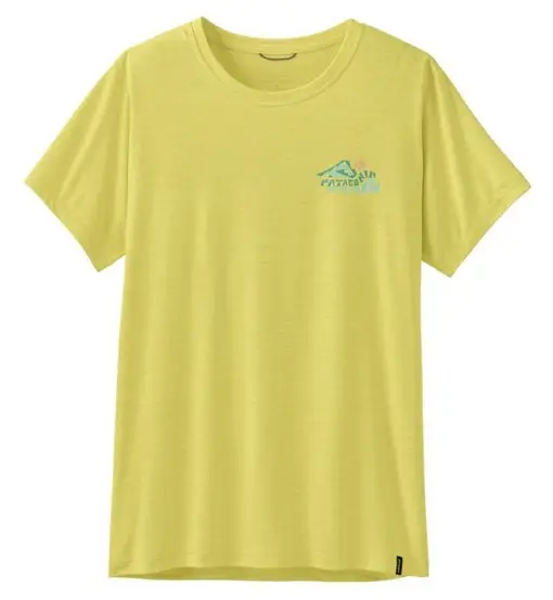Patagonia Ws Cap Cool Daily - Trailcheck - T-shirt - donna Yellow