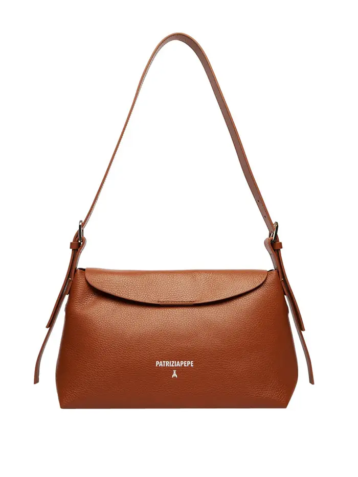 borsa a tracolla patrizia pepe da donna - marrone