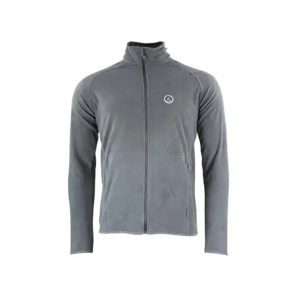 Felpa in pile con zip Peak Mountain Cafonor Gris