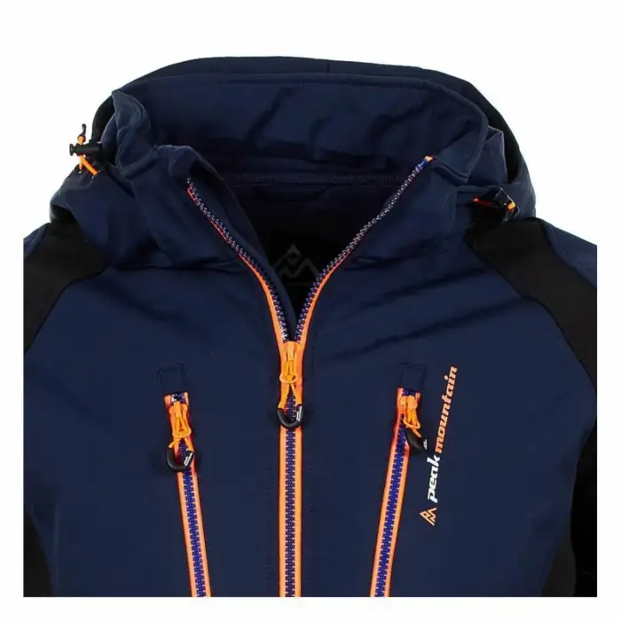 Giacca softshell Peak Mountain Cabilone Bleu