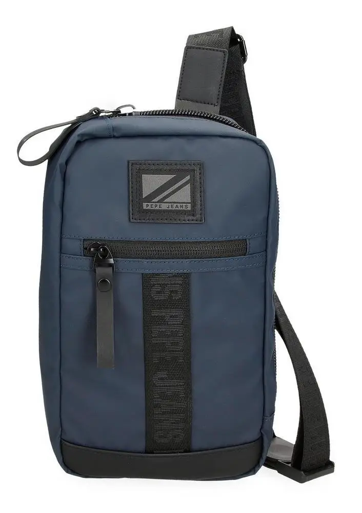 Pepe Jeans Borsa monospalla Hoxton Blu