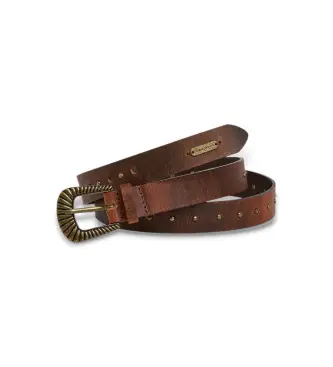 per donna PL020869 Cintura marrone Savannah (S), Casual, Pelle