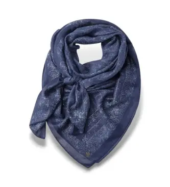 per donna PL1100004 Sciarpa blu navy Fontana (OSFA), Casual, Viscosa