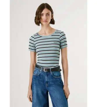 per donna PL5000036 Maglietta blu Belin (XS), Casual, Cotone, Manica corta