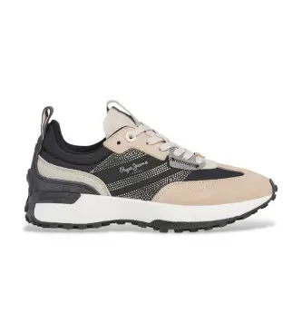 per donna PLS600018 Sneakers in pelle nera Lucky Party (41), Nero, Basso, Stringhe, Casual