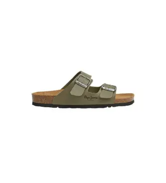 per donna PLS90639 Sandali Oban Claic 3 verdi (39), Basso, Nessuno, Casual, Verde Naturale