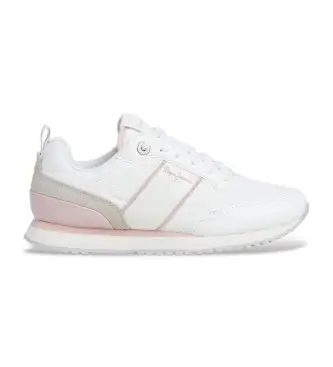 Pepe Jeans per donna/ragazza PGS400001 Sneakers bianche Dublin Fame, Bianco, Basso, Stringhe, Casual, moda per bambini