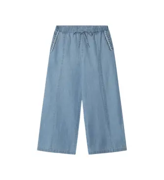 Pepe Jeans per ragazza PG2100013 Pantaloni Blue Ivy (16años= 176cm), Casual, Viscosa, moda per bambini Blu