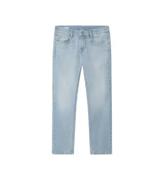 Pepe Jeans per ragazzo PB20000992FB Jeans Hatcher Slim, blu (10años= 140cm), Casual, Cotone, Denim, moda per bambini Lavaggio blu