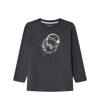 per ragazzo PB5000017 Maglietta grigia Landree (10Años= 140cm), Casual, Grigio, Cotone, Manica lunga, moda per bambini