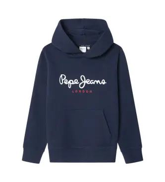 per ragazzo PB581669 Felpa Art Marine (12Años= 152cm), Casual, Cotone, Sostenibile, Navy, moda per bambini