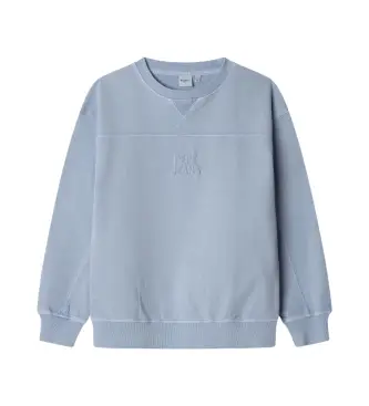per ragazzo PB581675 Felpa Charles Crew blu (8Años= 128cm), Casual, Cotone, Sostenibile, moda per bambini