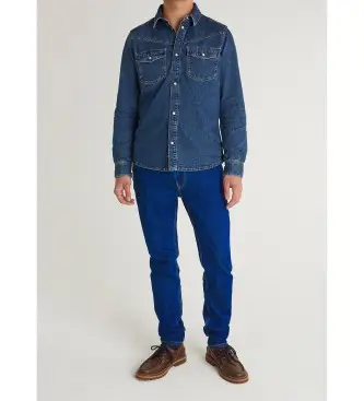 per uomo PM20845664CB Pantaloni blu Stanley (28/30), Casual, Cotone