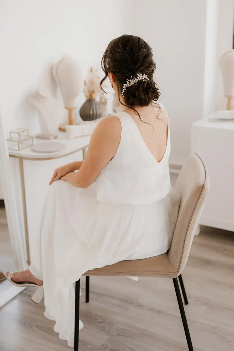 Perlenbräute Kris Pettine per capelli Oro