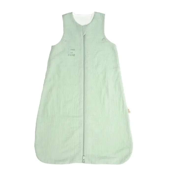 Perletti Sacco Nanna 1 0 TOG in Cotone Organico Verde Pastello Chiaro